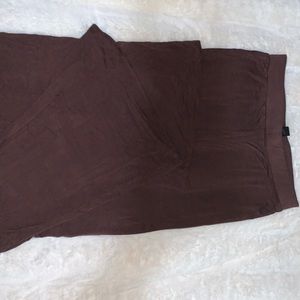 Brown flare leggings